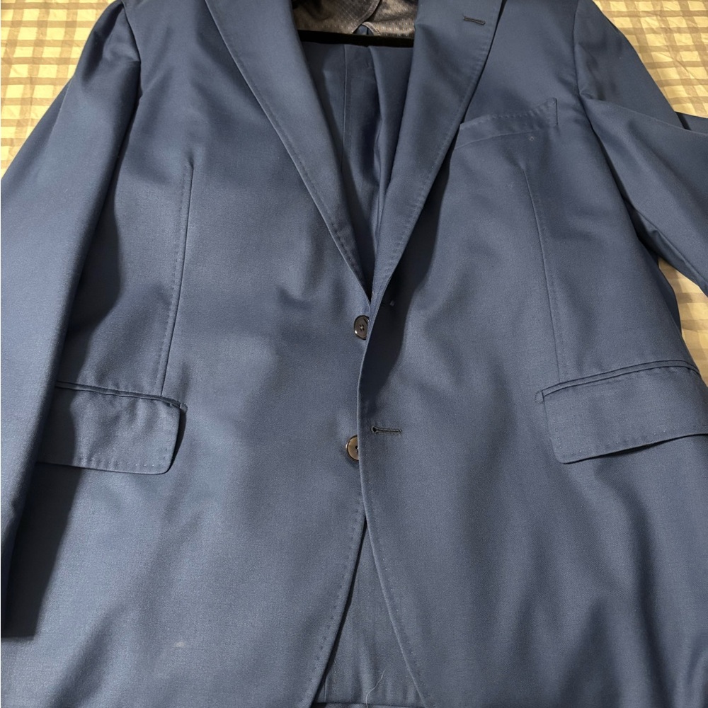 SuitSupply Blue Suit with Custom Lining